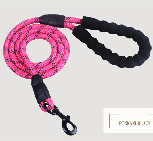 Reflective Dog Leash Nylon Pet Dog Leash Rope For Small Medium Large Dogs.