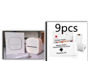 Portable Mini Thermal Label Printer Home Photo Printer.