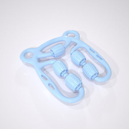 U Shape Full Body Massage 4 Wheels Fitness Device For Sports