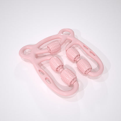 U Shape Full Body Massage 4 Wheels Fitness Device For Sports