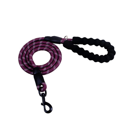Reflective Dog Leash Nylon Pet Dog Leash Rope For Small Medium Large Dogs.