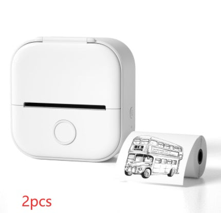 Portable Mini Thermal Label Printer Home Photo Printer.
