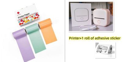Portable Mini Thermal Label Printer Home Photo Printer.