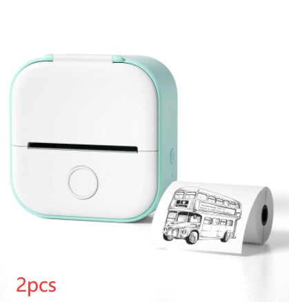 Portable Mini Thermal Label Printer Home Photo Printer.