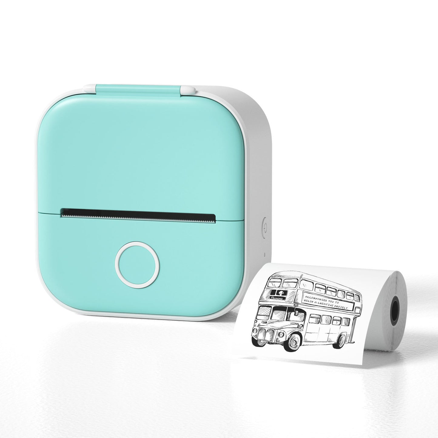 Portable Mini Thermal Label Printer Home Photo Printer.