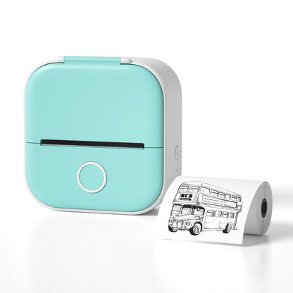 Portable Mini Thermal Label Printer Home Photo Printer.