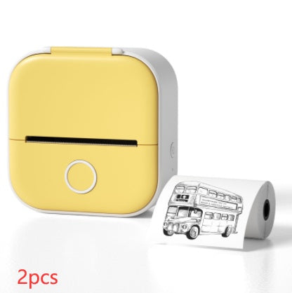 Portable Mini Thermal Label Printer Home Photo Printer.