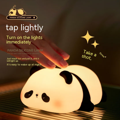 Panda Night Lights Timing Rechargeable Lamp