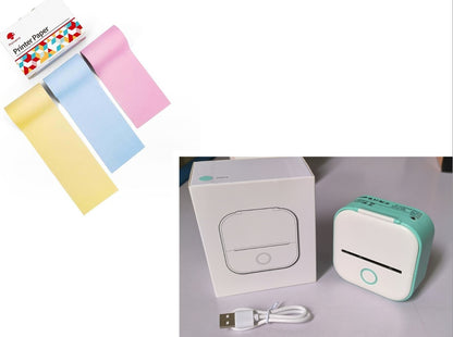 Portable Mini Thermal Label Printer Home Photo Printer.