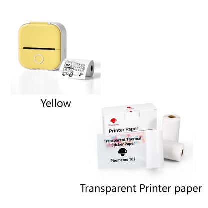 Portable Mini Thermal Label Printer Home Photo Printer.
