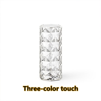 Nordic Crystal Lamp USB Table Lamps For Bedroom.