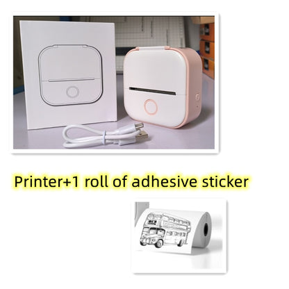 Portable Mini Thermal Label Printer Home Photo Printer.