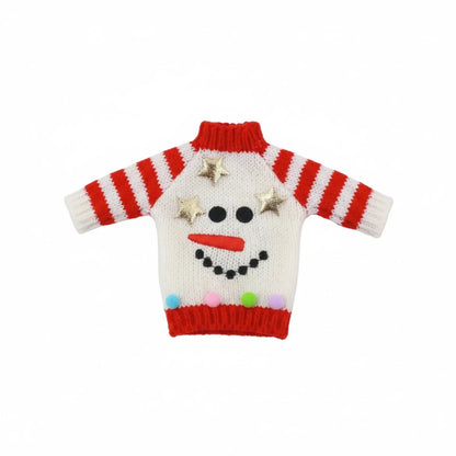 Christmas Style New Sweater Bell Fur Ball Elk Cute Accessories For 30CM&BJD Doll&Christmas Doll Clothes,Kids Christmas Gifts Toy