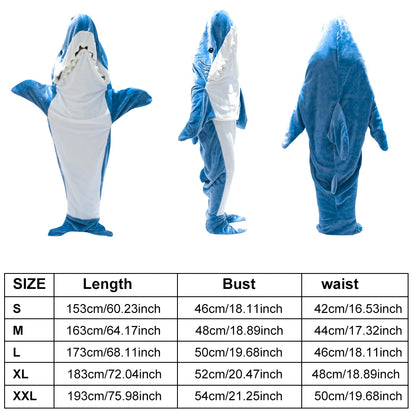 Cosplay Shark Onesies Costumes Suit Sleeping Bag Adult Pyjamas Cartoon Halloween Christmas Carnival Sleepwear Jumpsuit Clothes