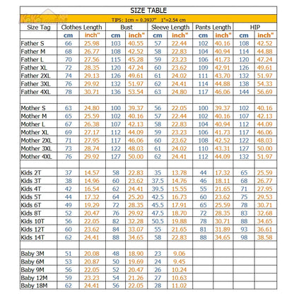 Christmas Family Pajamas Set 2023 Xmas Matching Outfit Adult Kids Women Pyjamas Clothes Mother And Daughter Father Son Sleepwear