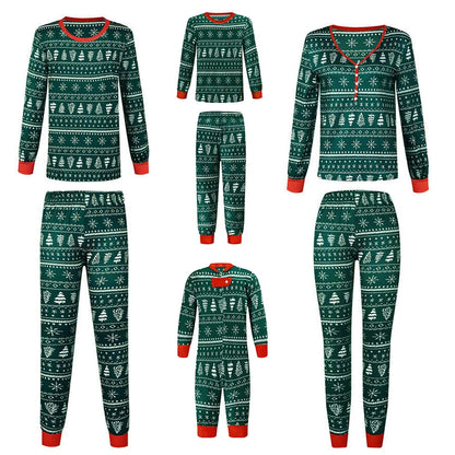 2025 Family Christmas Matching Pajamas Clothes Set Adult Kid Pyjama Homewear Dad Mom Children's Baby Christmas Nightwear Outfit