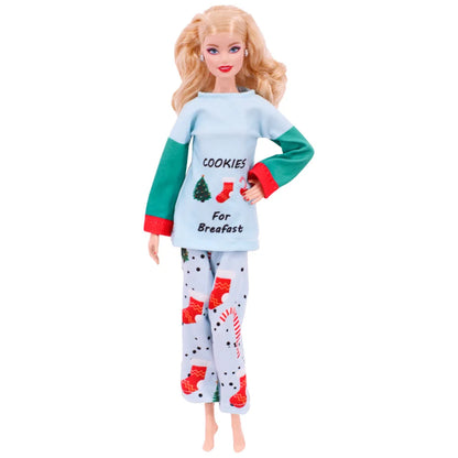 Christmas Style New Sweater Bell Fur Ball Elk Cute Accessories For 30CM&BJD Doll&Christmas Doll Clothes,Kids Christmas Gifts Toy