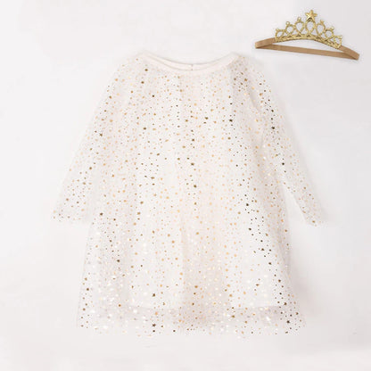 Baby Girl Dress For New Yesr Party Kids Clothes Girls Child Birthday Party Dress Tulle Tutu Princess Dress 1-8Y