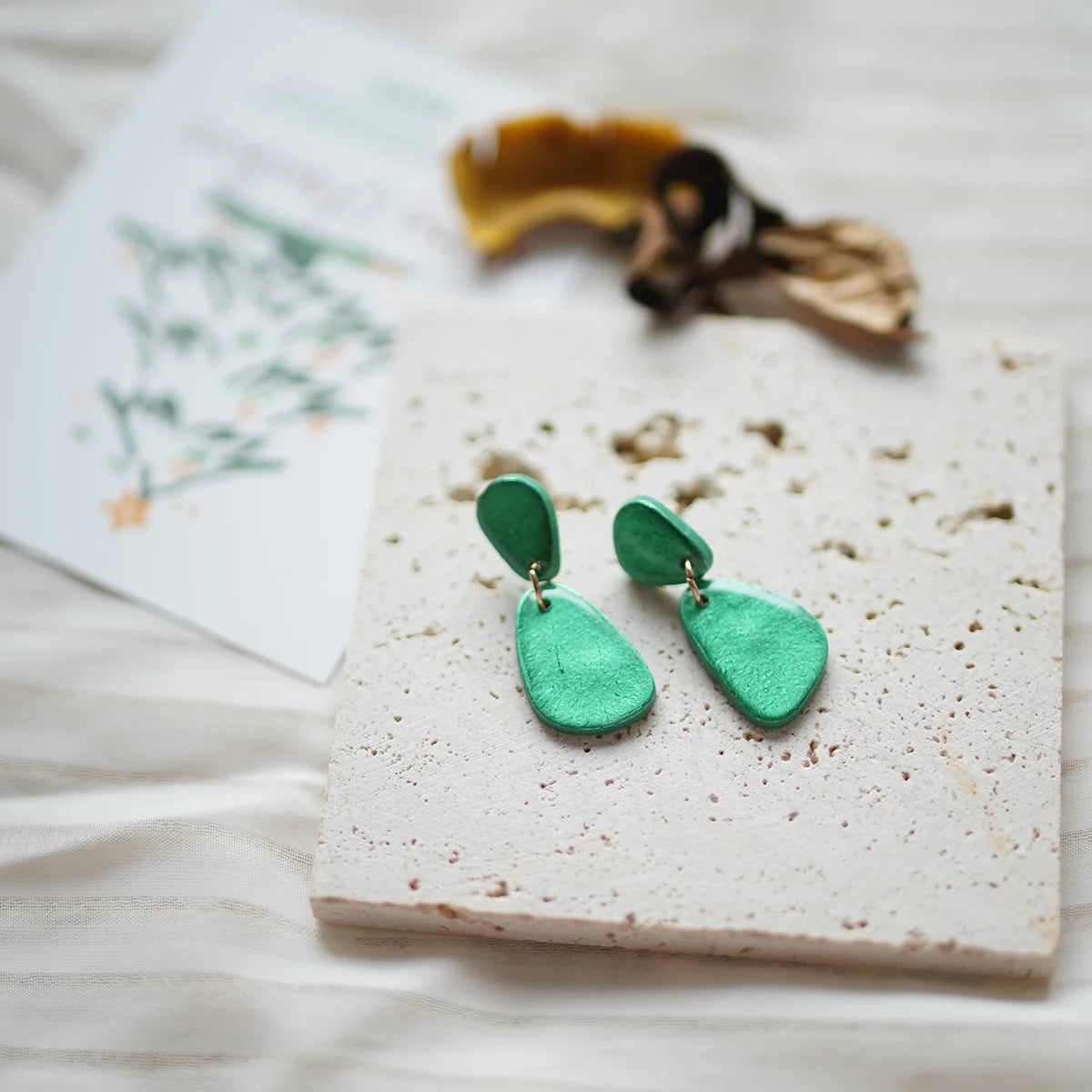 Christmas Winter Holiday Santa Snowman Bell Gingerbread Multi Shapes Polymer Clay Earrings  Celebration Accessories Gifts