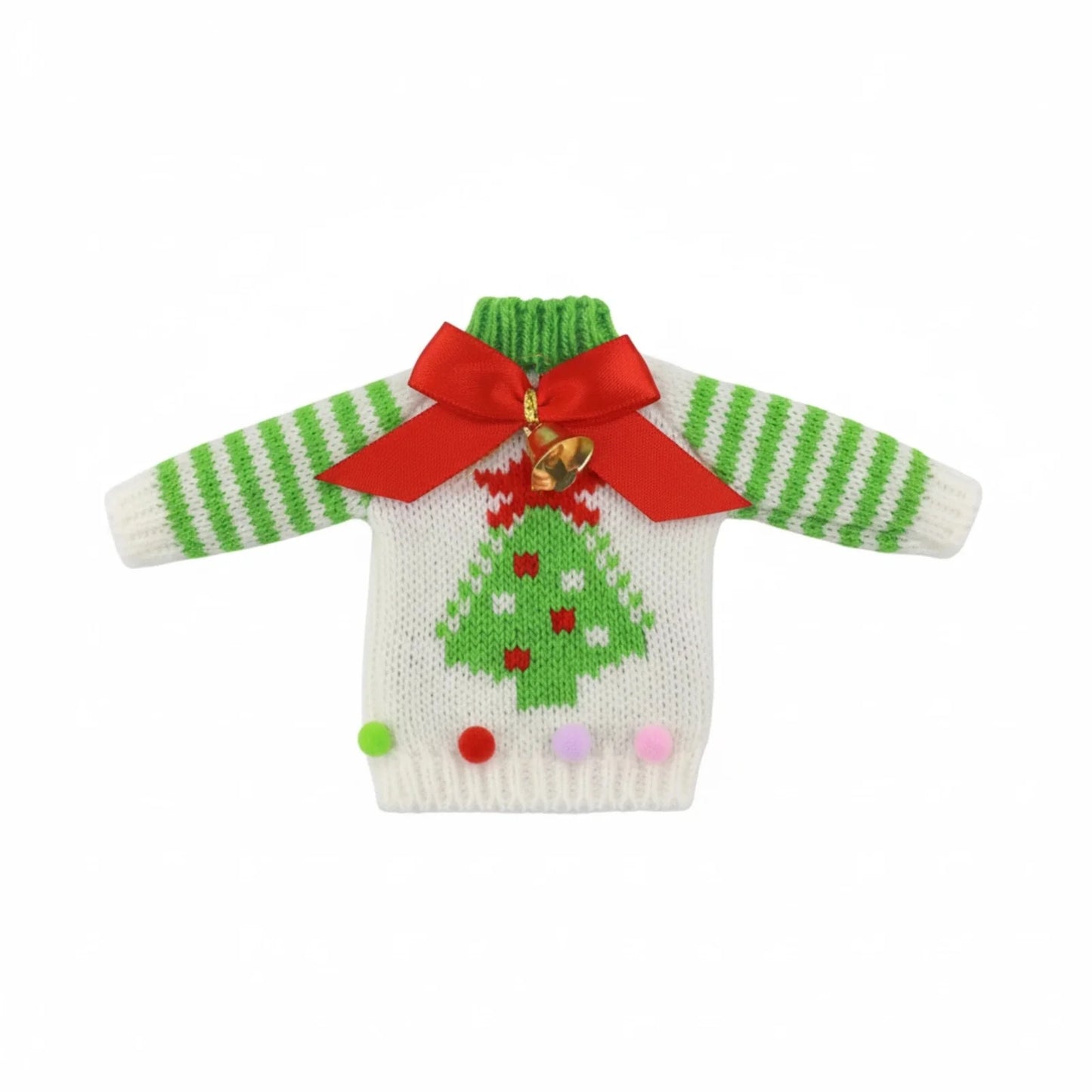 Christmas Style New Sweater Bell Fur Ball Elk Cute Accessories For 30CM&BJD Doll&Christmas Doll Clothes,Kids Christmas Gifts Toy