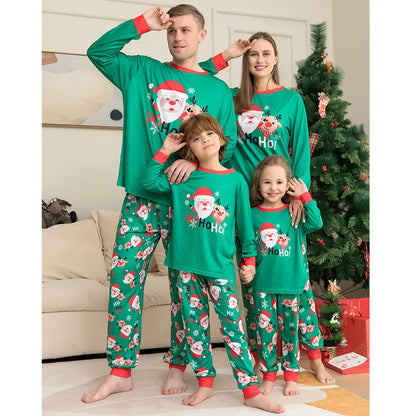 Christmas Family Pajamas Set 2023 Xmas Matching Outfit Adult Kids Women Pyjamas Clothes Mother And Daughter Father Son Sleepwear