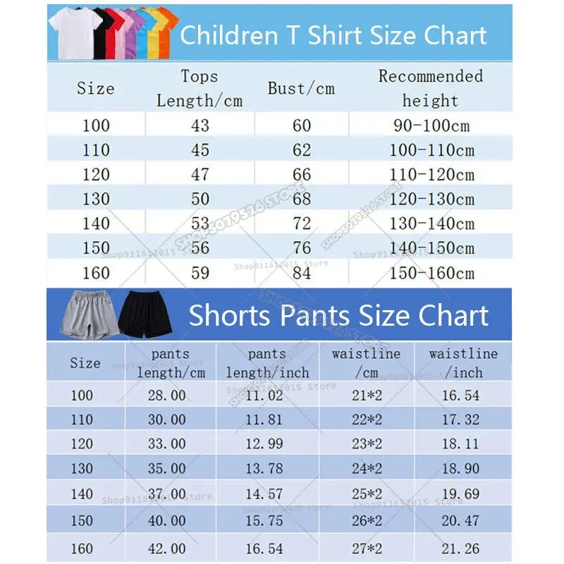 Paw Patrols Children Clothes Se Girl Boy Birthday Number T-Shirt Shorts 2pcs Suit Cartoon Summer Kids Tracksuit Outfit Pants Tee