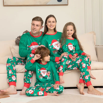 Christmas Family Pajamas Set 2023 Xmas Matching Outfit Adult Kids Women Pyjamas Clothes Mother And Daughter Father Son Sleepwear