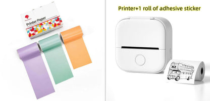 Portable Mini Thermal Label Printer Home Photo Printer.