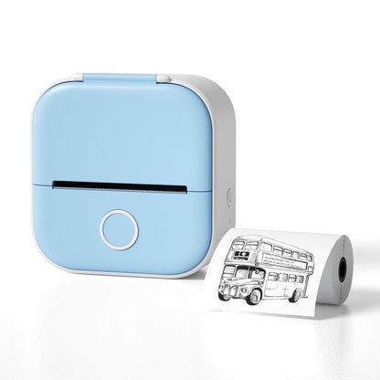 Portable Mini Thermal Label Printer Home Photo Printer.