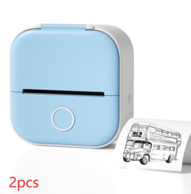 Portable Mini Thermal Label Printer Home Photo Printer.