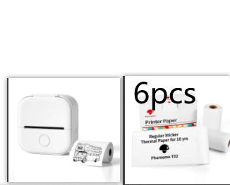 Portable Mini Thermal Label Printer Home Photo Printer.