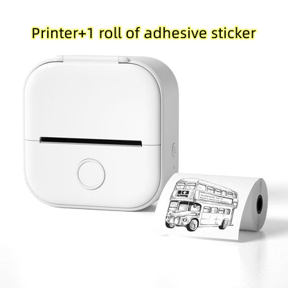 Portable Mini Thermal Label Printer Home Photo Printer.