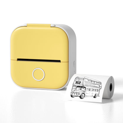 Portable Mini Thermal Label Printer Home Photo Printer.