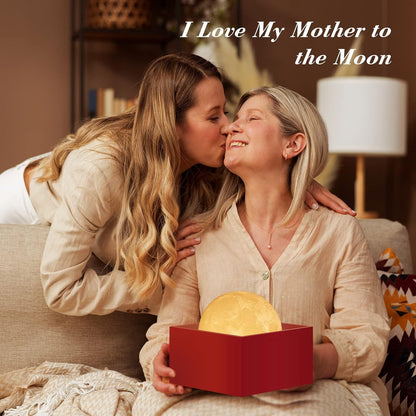 Moon Lamp,  Creative Moon Light Uniqe,16-Color Lamp With Stand And Remote.