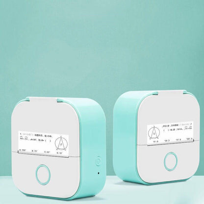 Portable Mini Thermal Label Printer Home Photo Printer.