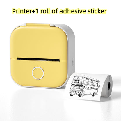Portable Mini Thermal Label Printer Home Photo Printer.